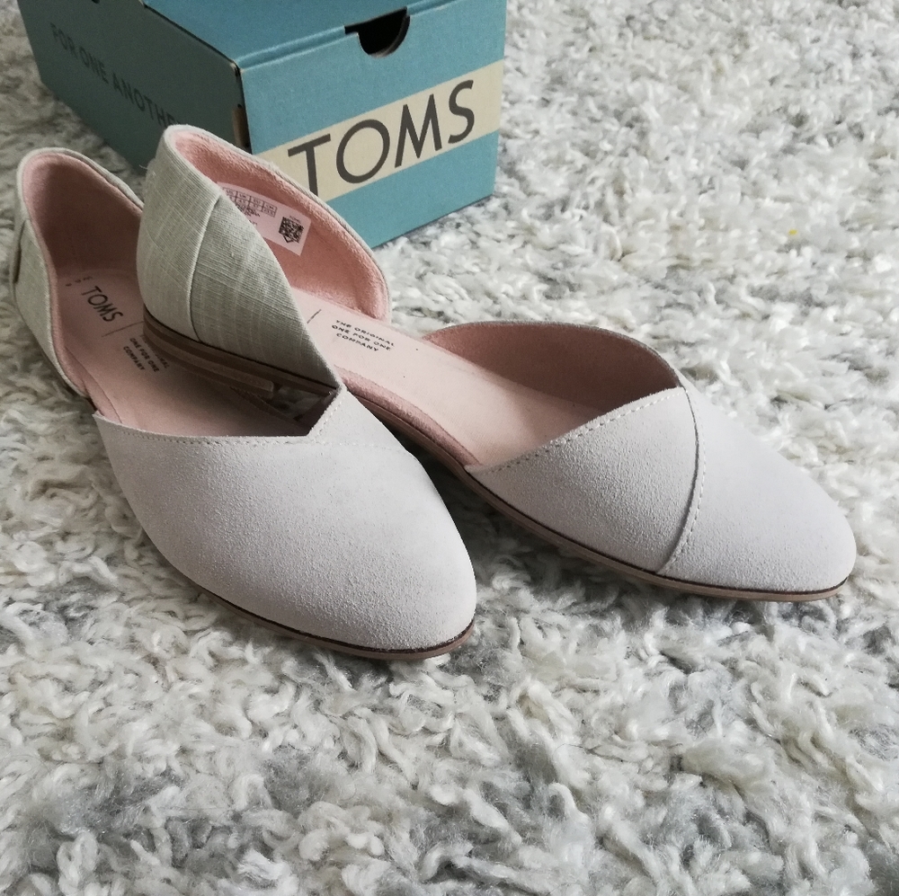 Tom's Julie D'orsay women's suade flat